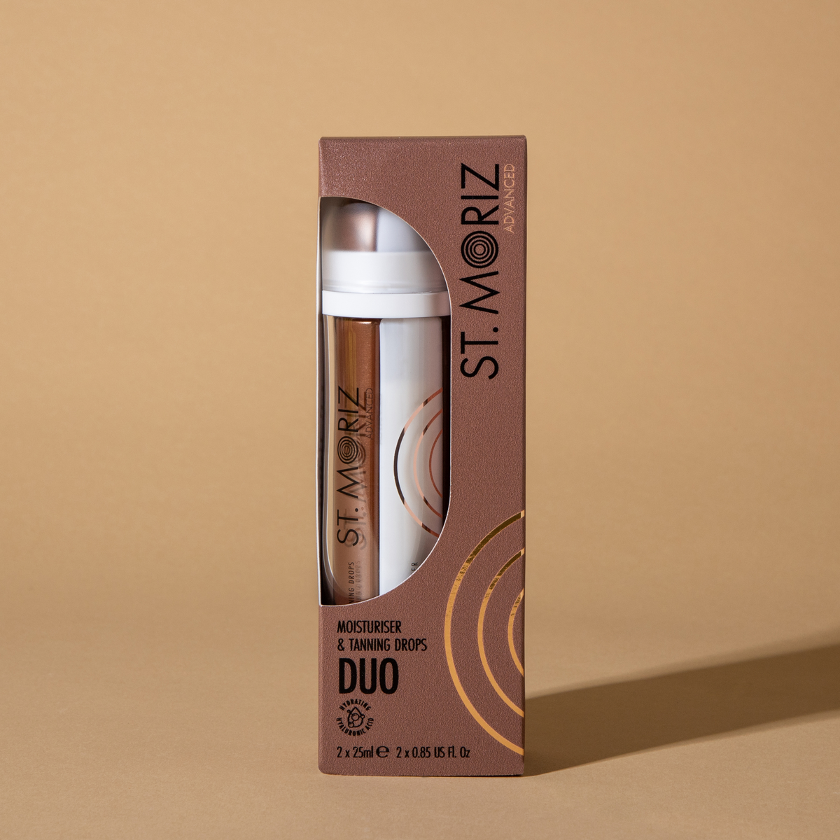 Advanced Moisturiser & Tanning Drops Duo, 50ml | St. Moriz