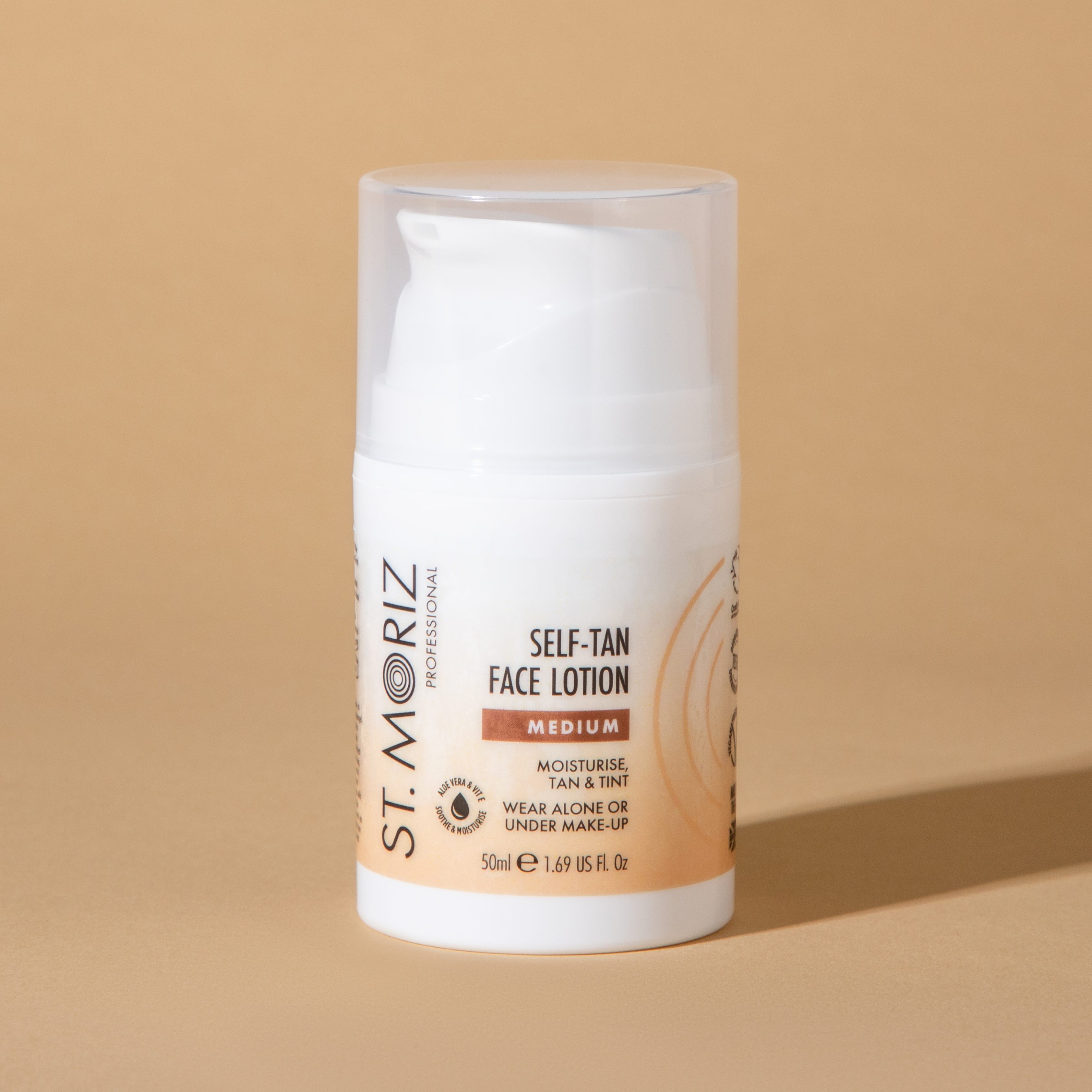 Professional Self Tan Face Lotion, Medium 50ml