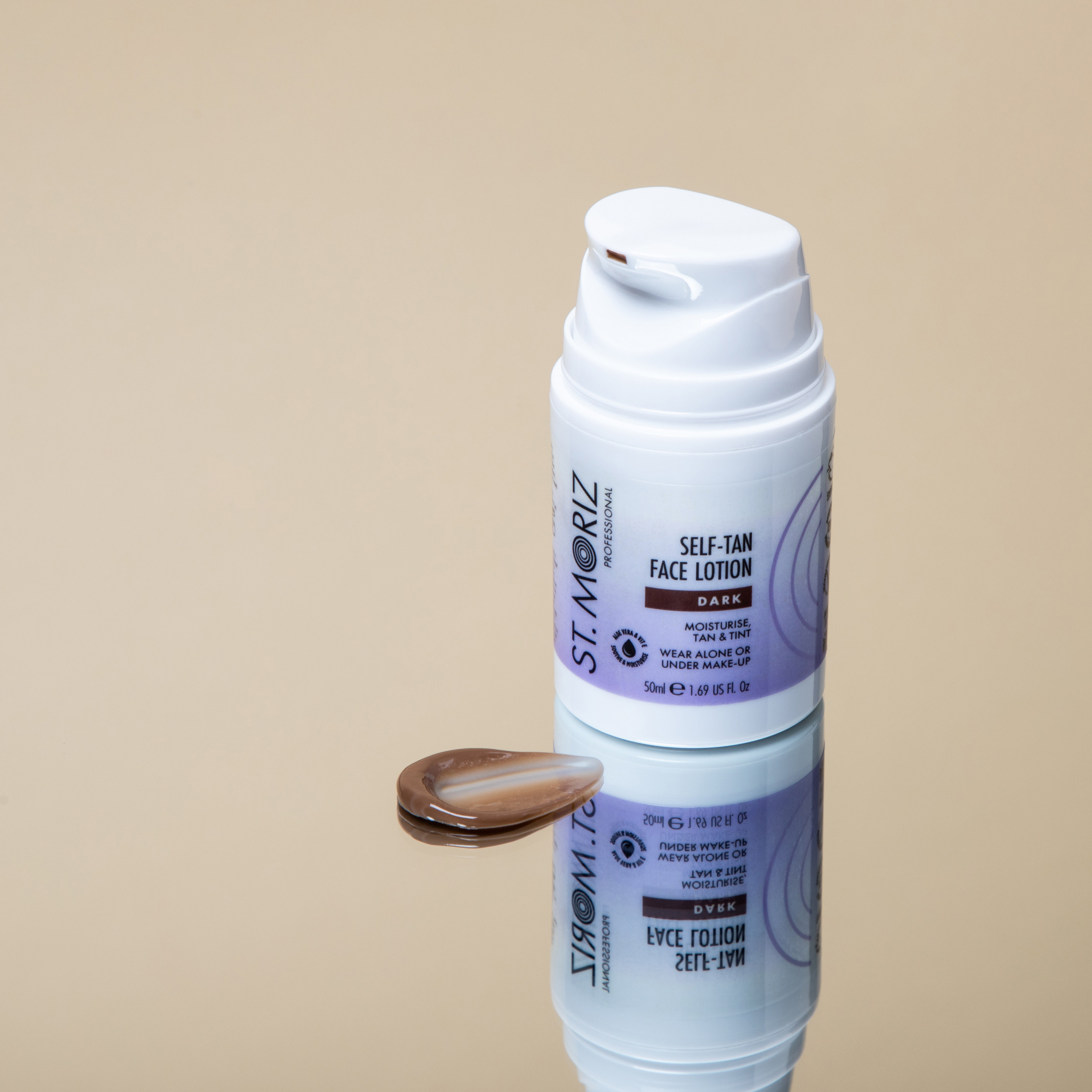 Professional Self Tan Face Lotion, Dark 50ml