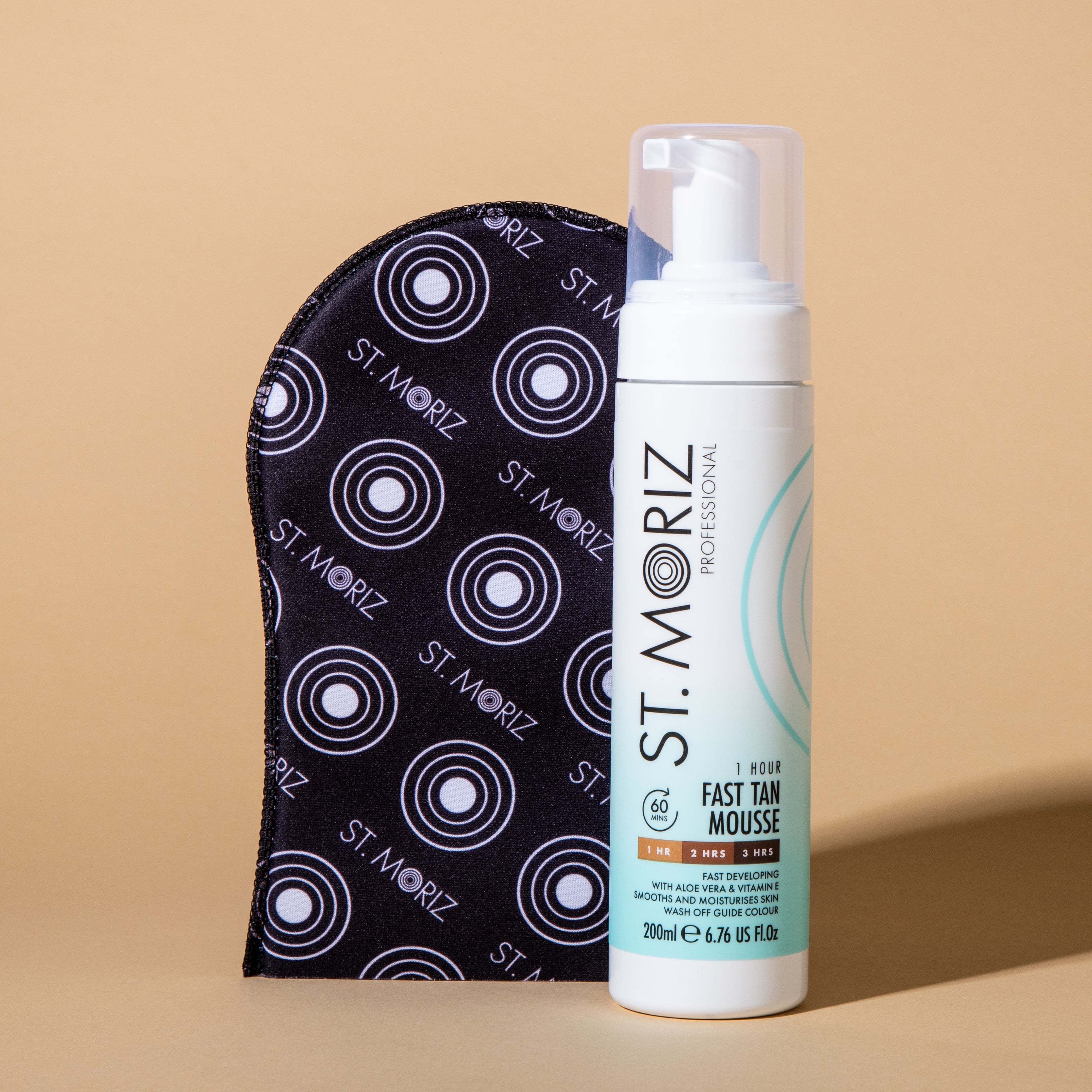 Professional 1 Hour Fast Tan Mousse & Mitt Bundle