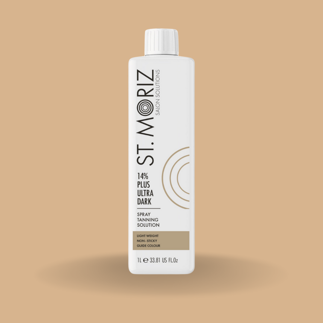 St Moriz Salon Solutions 14% Plus Ultra Dark Spray Tan Solution 1Ltr