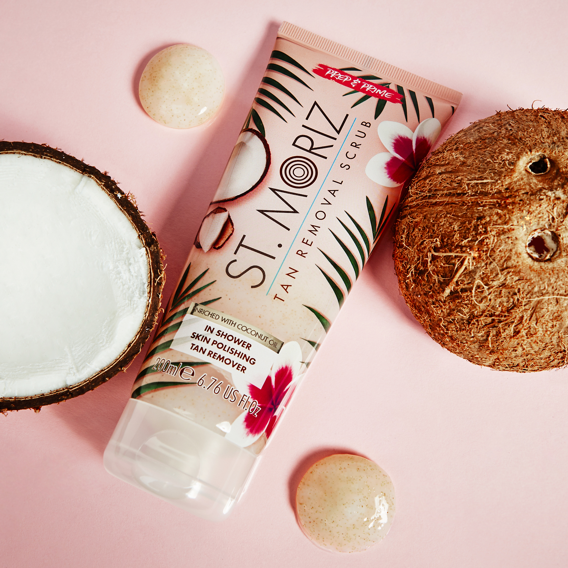 Coconut Tan Remover Scrub, 200ml