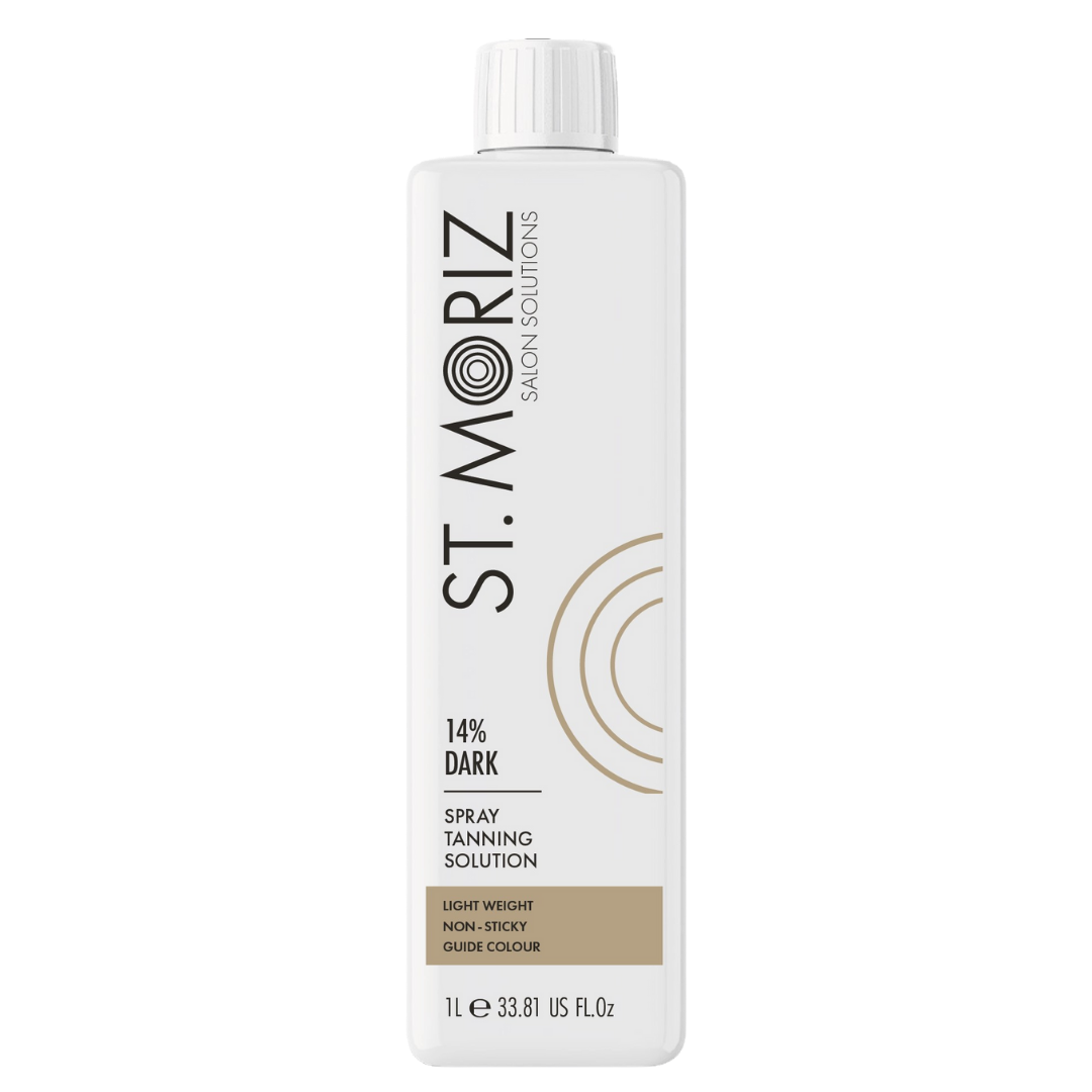 St Moriz Salon Solutions 14% Dark Spray Tan Solution 1Ltr