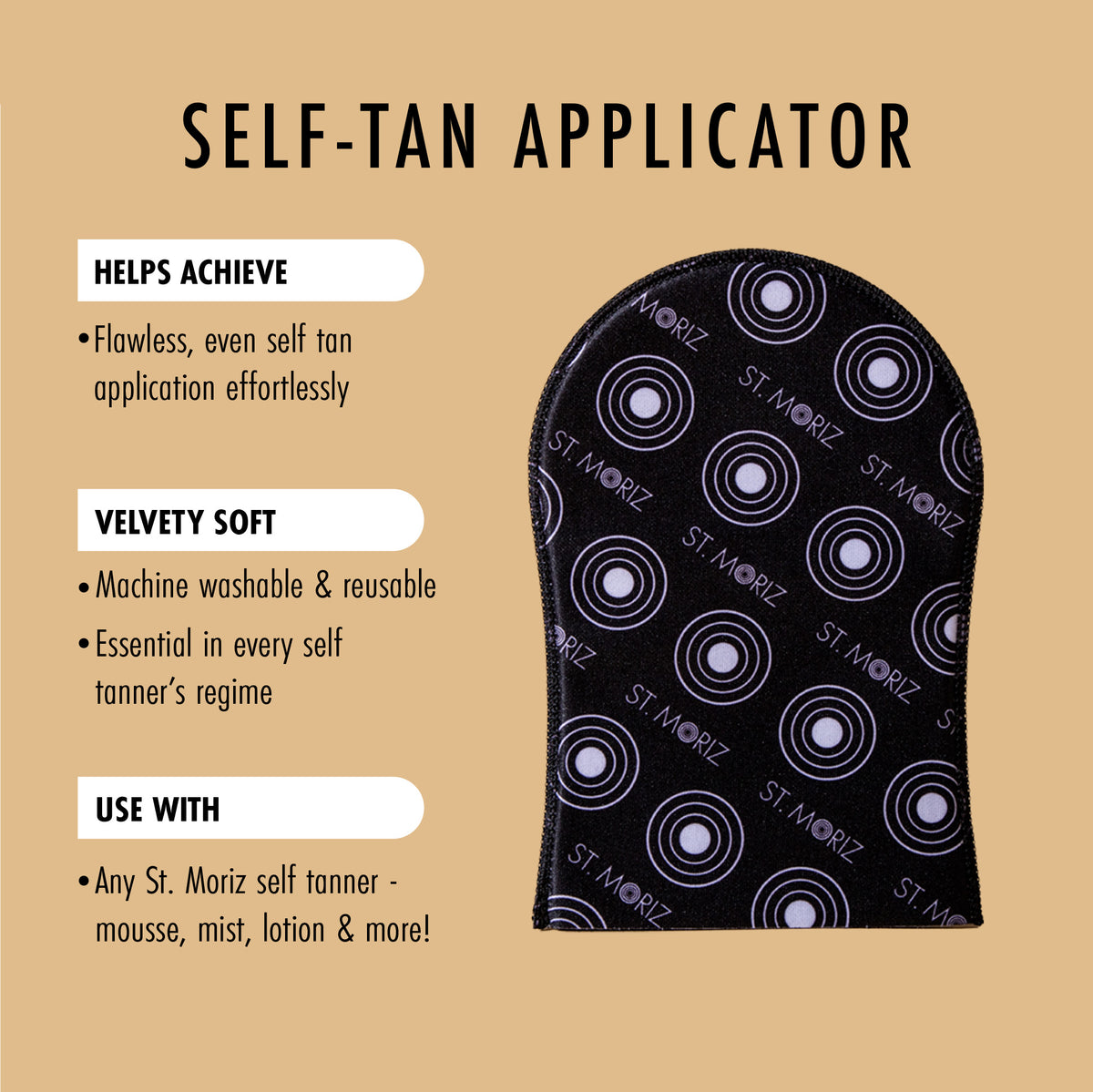 Velvet Single Sided Self-Tanning Mitt